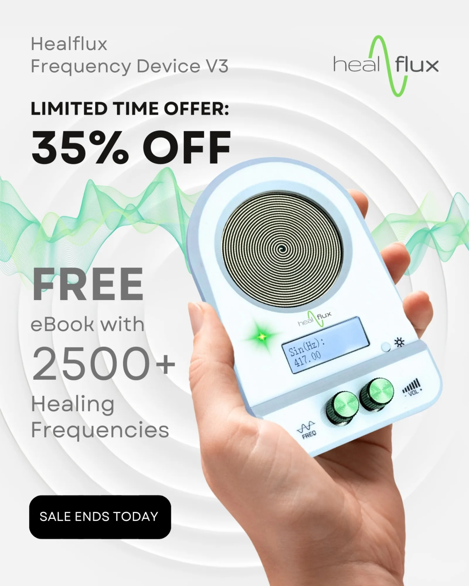 Healflux Frequency Device V4 limited time offer